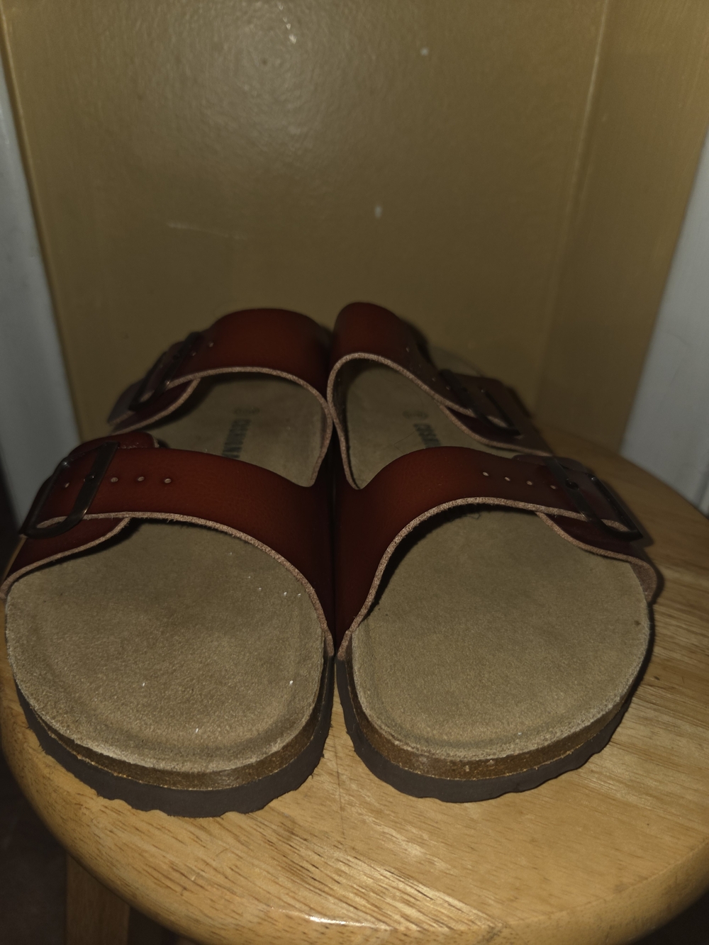 Comfort Buckle Sandals for Women - Brown